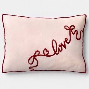 Threshold Love Script Lumbar Pillow